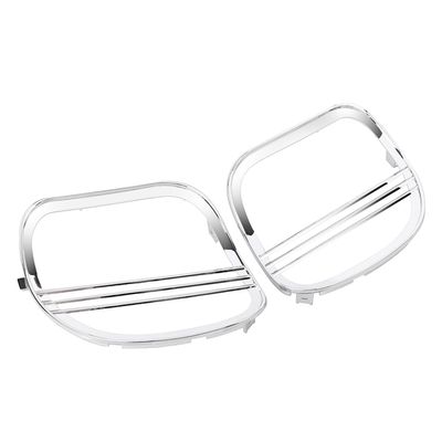 XMMT Tri-Line Front Speaker Grills Covers for Harley CVO Road Glide FLTRX FLTRU 2015-2023 Chrome 1 Pair