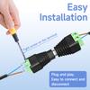 ANLINK 10 Pairs (10 x Male + 10 x Female) 12V 5.5mm x 2.1mm DC Power Jack Plug Adapter Connector for LED Strip, CCTV Security Camera, and More view 3
