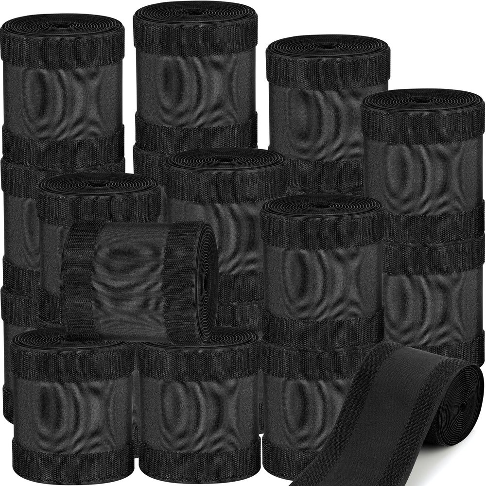 WILLBOND Carpet Cord Cover Cable Protector Floor Cover Cable Protector Management Only for Commercial Office Carpet(196.85 ft,Black)