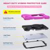 Case for Lenovo Tab M8 8" (3rd Gen) TB-8506F TB-8506X 2021, Military Grade 15ft Drop Tested Shockproof Protective Silicone Cover with 360 Rotating Stand and Hand Strap (Rose Red) view 4