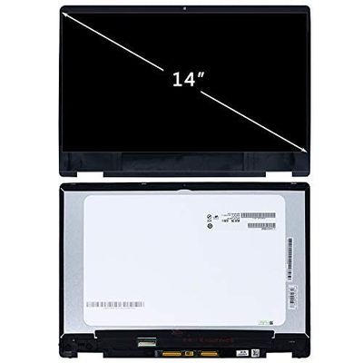 FirstLCD Replacement L51119-001 for HP Envy X360 14-DH2041WM 14-DH2075CL 14-DH2077NR 14-DH2085CL 14-DH2097NR LCD Touch Screen Display Assembly 14"(w/Bezel + Support Stylus)