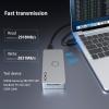 AOKO 40Gbps M.2 NVMe SSD Enclosure with Fan for M.2 PCIe NVMe 2280 M-Key(B+M Key) SSD Case, Compatible with Thunderbolt 3/4 USB4.0/3.2/3.1/3.0 Type-C-iC40SLF view 4