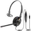 Arama Cell Phone Headset with Mic Noise Canceling, 3.5mm Wired Headset for iPhone Samsung PC iPad, Computer Headset for Skype for Business Office, Clear Chat, Universal Connection (A800MP) view 1