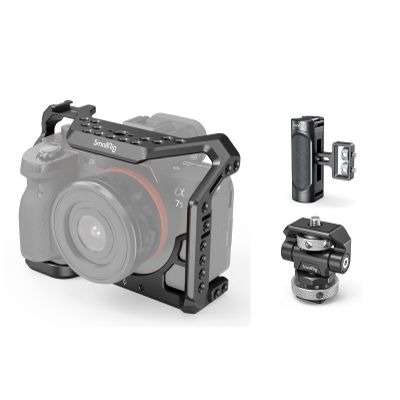 Side Handheld Half Cage for Sony Alpha 7 IV/Alpha 7S III/Alpha 1/Alpha 7R IV