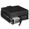 ICY DOCK ToughArmor MB105VP-B 2 x U.2 / U.3 NVMe PCIe 4.0 64Gbps SSD (up to 15 mm) to 1 x SlimSAS 8i (SFF-8654) Removable Frame Housing in 1 x 5.25 Inch Bay Black Complete Metal view 1