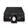 ICY DOCK ToughArmor MB105VP-B 2 x U.2 / U.3 NVMe PCIe 4.0 64Gbps SSD (up to 15 mm) to 1 x SlimSAS 8i (SFF-8654) Removable Frame Housing in 1 x 5.25 Inch Bay Black Complete Metal view 4