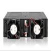 ICY DOCK ToughArmor MB699VP-B V3-4X U.2 NVMe PCIe 4.0 SSD to SFF-8612 OCuLink (According to SFF-9402 Rev 1.1) Removable Frame Metal Black (Compatible with Tri-Mode Cards) view 4