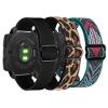 3 Packs Stretchy Nylon Bands Compatible with Garmin Instinct/Instinct 2 Solar/Instinct 3 45mm, 22mm Sport Breathable Wristband for Garmin Instinct Tactical/Solar/Tide/Esports (Black/Leopard/Arrow) view 1