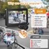 ATOVANKA Bicycle Rear View Camera with 4.3' HD Monitor, Color Night Vision and 110 Wide Angle View, Compatible with E-Bike, Mountain and Road Bikes view 3
