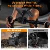 ATOVANKA Bicycle Rear View Camera with 4.3' HD Monitor, Color Night Vision and 110 Wide Angle View, Compatible with E-Bike, Mountain and Road Bikes view 4