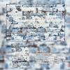 10x10ft Large Old Blue Brick Wall Background Broken Brick Wall Backdrops for Adult Props Portrait Studio view 4