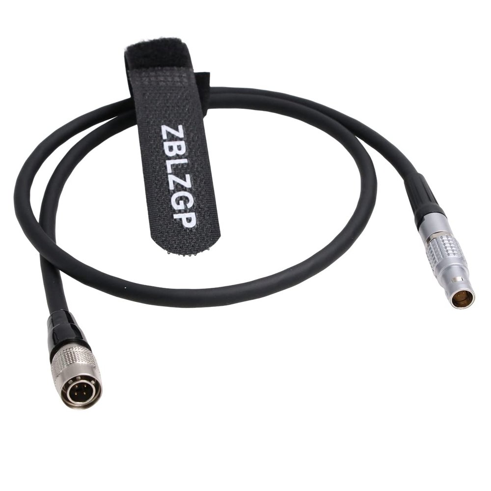 ZBLZGP Hirose 4 Pin Male to 7-Pin Male Power Cable for Sony Microlite Transmitter