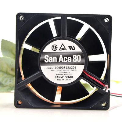 109P0812A202 Fan for 12V 0.56A 8CM Cooling Fan
