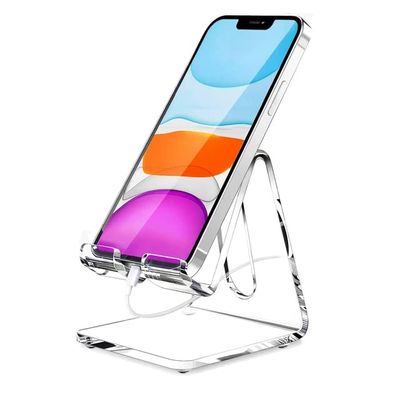 DirectNine Basics Cell Phone Stand with Anti-Skid Rubber, by Silver Honey - Free Your Hands, Reduce Fatigue, Improve Posture, Multi-Tasking, Portable, Great Gift