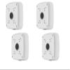 Lorex ACJNCD4B Outdoor Junction Box for 4 Screw Base Cameras (White, 4-Pack) view 1