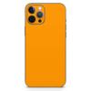 Design Skinz - Compatible with Apple iPhone X - Protective Vinyl Decal Skin Cover (Screen Trim & Back Glass Skin) - Solid Orange view 2