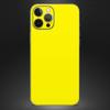 Design Skinz - Compatible with Apple iPhone 14 - Protective Vinyl Decal Skin Cover (Screen Trim & Back Glass Skin) - Solid Yellow view 3