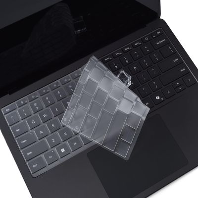 CaseBuy Clear Ultra Thin Keyboard Cover for 2023-2019 Microsoft Surface Laptop 6, 5, 4, 3, 13" & 15" Touchscreen Keyboard Protector Skin (Not Fit 2024-2025 Surface Laptop 7 13.8 & 15")