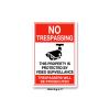 Magik 5-10Pc 24 Hr Video Surveillance Sign No Trespassing Security Warning Aluminum (10 Pack(2 Ea)) view 3