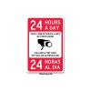 Magik 5-10Pc 24 Hr Video Surveillance Sign No Trespassing Security Warning Aluminum (10 Pack(2 Ea)) view 4