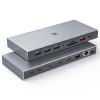 Tiergrade 15-in-1 Docking Station, 4K Triple Display Dock with 2HDMI&DP, 100W PD Charging, 10Gbps USB-C/USB-A Data Trasfer, 3USB-A Ports with 5Gbps, SD/TF, LAN, Audio for MacBook/USB-C Windows view 1