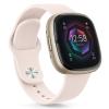 AK Silicone Bands Compatible with Fitbit Versa 4 Bands & Fitbit Sense 2 Bands for Women Men, Soft Straps Replacement Wristbands for Fitbit Versa 3 & Versa 4 / Sense & Sense 2 Smart Watch (Sand Pink) view 1