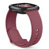 AK Silicone Bands Compatible with Fitbit Versa 4 & Sense 2 Bands for Women & Men, Soft Straps Replacement Wristbands for Fitbit Versa 3 & 4 / Sense & 2 Smart Watch (Wine Red) view 4