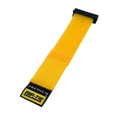 RIP-TIE 1 x 21.5 Rip-Lock CableWrap Cable Tie Perfect for Heavy Duty Cables 10 Pack Yellow