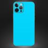 Design Skinz - Compatible with Apple iPhone Xs - Protective Vinyl Decal Skin Cover (Screen Trim & Back Glass Skin) - Solid Turquoise Blue view 3