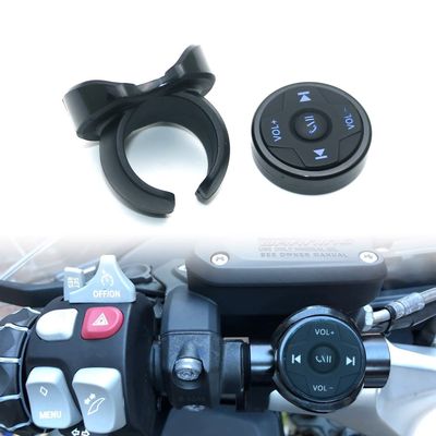 Wireless Bluetooth Media Button Remote Selfie Control Start Siri Car Motorcycle Steering Wheel Music for iPhone