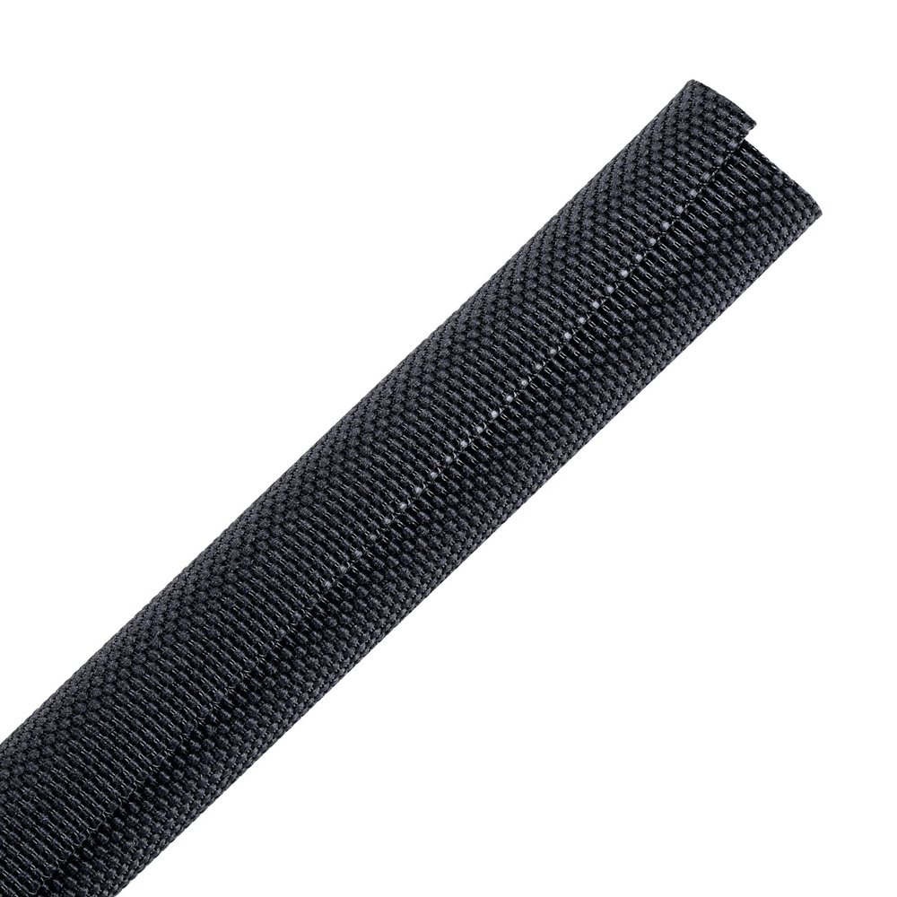 Sonoreboom Braided Wire Loom Mesh Woven Flexible Split Sleeving Black Cord Tube for Car/Electronics Cable Wiring Harness Protection Cover (1/2" - 36 Feet)
