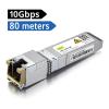 10Gtek - - +   , RJ45 to SFP+ Copper Ethernet CAT.6a Module, for Cisco SFP-10G-T-80, Ubiquiti UniFi, Netgear and More, Pack of 10 view 2