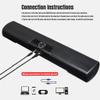 Feiyxu Computer Speakers,Wired USB-Powered PC Speakers with Stereo Sound, for PC Tablets Desktop Laptop view 2