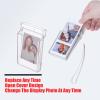 Mini Films Holder Case 2x3 Acrylic Picture Frames for Fujifilm Instax Mini 99 12 40 11 9 8 7+ 7s Evo Instant Camera Photos for Polaroid Film Mini Link Printer Tabletop Accessories with Lanyard 2pcs view 2