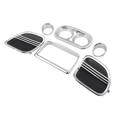 SHMTOOL Inner Fairing Speedometer Radio Speaker Grills Cover Trim for Harley Road Glide FLTRX Special FLTRXS 2015-2022, Road Glide Ultra FLTRU 2016-2017