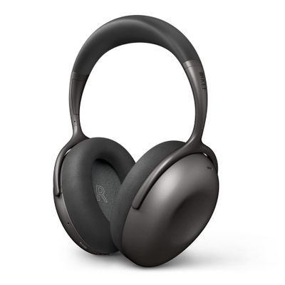KEF Mu7 Noise Cancelling Wireless Headphones (Charcoal Grey), Adjustable