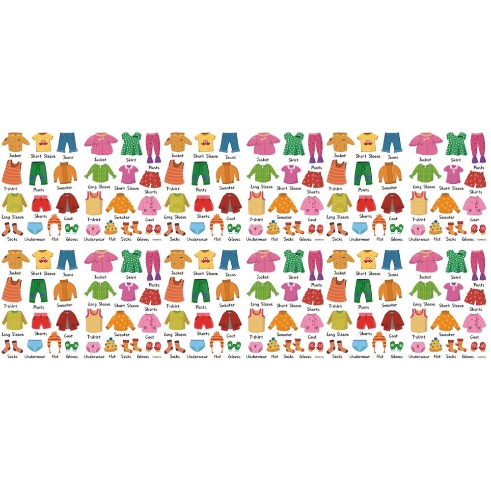3sets Label Sticker Decals Decor Adhesive Girls Decoration Labels Dresser and Classification Drawer for Room Kids Boy Stickers Sort Decal Removable Clothing