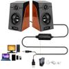 Feiyxu Computer Speakers, 3.5mm Aux-in Connection, USB-Powered Speakers,for Desktop PC Laptop Monitor view 2