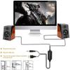 Feiyxu Computer Speakers, 3.5mm Aux-in Connection, USB-Powered Speakers,for Desktop PC Laptop Monitor view 3