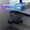 4 in 1 USB 3.0 Hub, USB 3.0 Hub 5Gbps with USB C Adapter, Portable Ultra-Slim USB Splitter USB Adapter for MacBook, iMac Pro, Mac Mini/Pro, Surface Pro, Dell, HP view 2