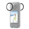 PULUZ For Insta 360 x3 Lens Protector, Dual Lens Guards for Insta360 X3 Protective Case PC Protective Cover Sticky Lens Guards for Insta 360 x3 Accessories Waterproof view 1