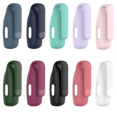 TenCloud 10Pack Clip Case Compatible with Fitbit Inspire 3, 2, Ace 3; Soft Silicone Replacement Clip Case Accessory for Fitbit Inspire 3