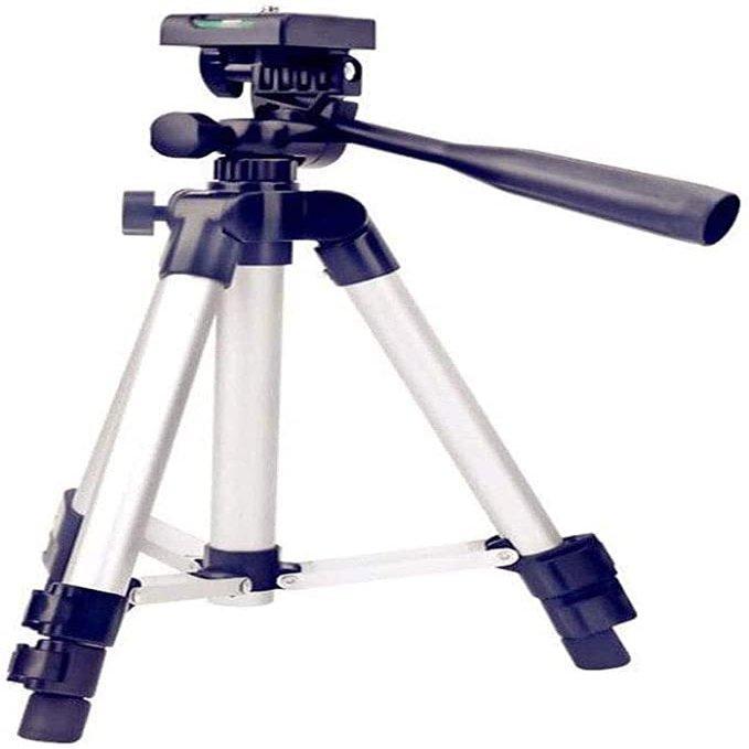 ELORES Tripod for Projector and Photography, All in One Tripod Stand Adjustable Height, Multi-Function Aluminum Alloy Tripod Stand