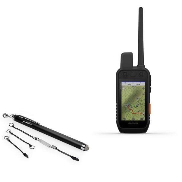 BoxWave Stylus Pen Compatible with Garmin Alpha 200i - EverTouch Capacitive Stylus, Fiber Tip Capacitive Stylus Pen - Jet Black