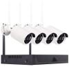4CH 1080P Wireless NVR Security Camera System CCTV Recorder Night Vision Outdoor WiFi Camera Wireless Remote Access Motion Alert Cameras for Home Security (Ship from US) view 1