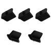 Juvielich 10Pcs Anti-Dust Stopper USB A3 Silicone Cap Port Cover Anti Dust Protector Black view 1