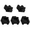 Juvielich 20Pcs Anti-Dust Stopper SFP-B Silicone Cap Port Cover Anti Dust Protector Black view 1