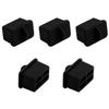 Juvielich 20Pcs Anti-Dust Stopper SFP-A Silicone Cap Port Cover Anti Dust Protector Black view 1
