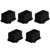 Juvielich 20Pcs Anti-Dust Stopper SFP-A Silicone Cap Port Cover Anti Dust Protector Black view 3