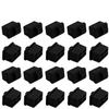Juvielich 20Pcs Anti-Dust Stopper SFP-A Silicone Cap Port Cover Anti Dust Protector Black view 4
